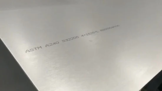 S32205 S32304 S31803 DIN1.4462 022cr23ni5mon 2507 S32750 1.4410 S32760 Piastra in acciaio duplex 2205 Piastra in acciaio inossidabile